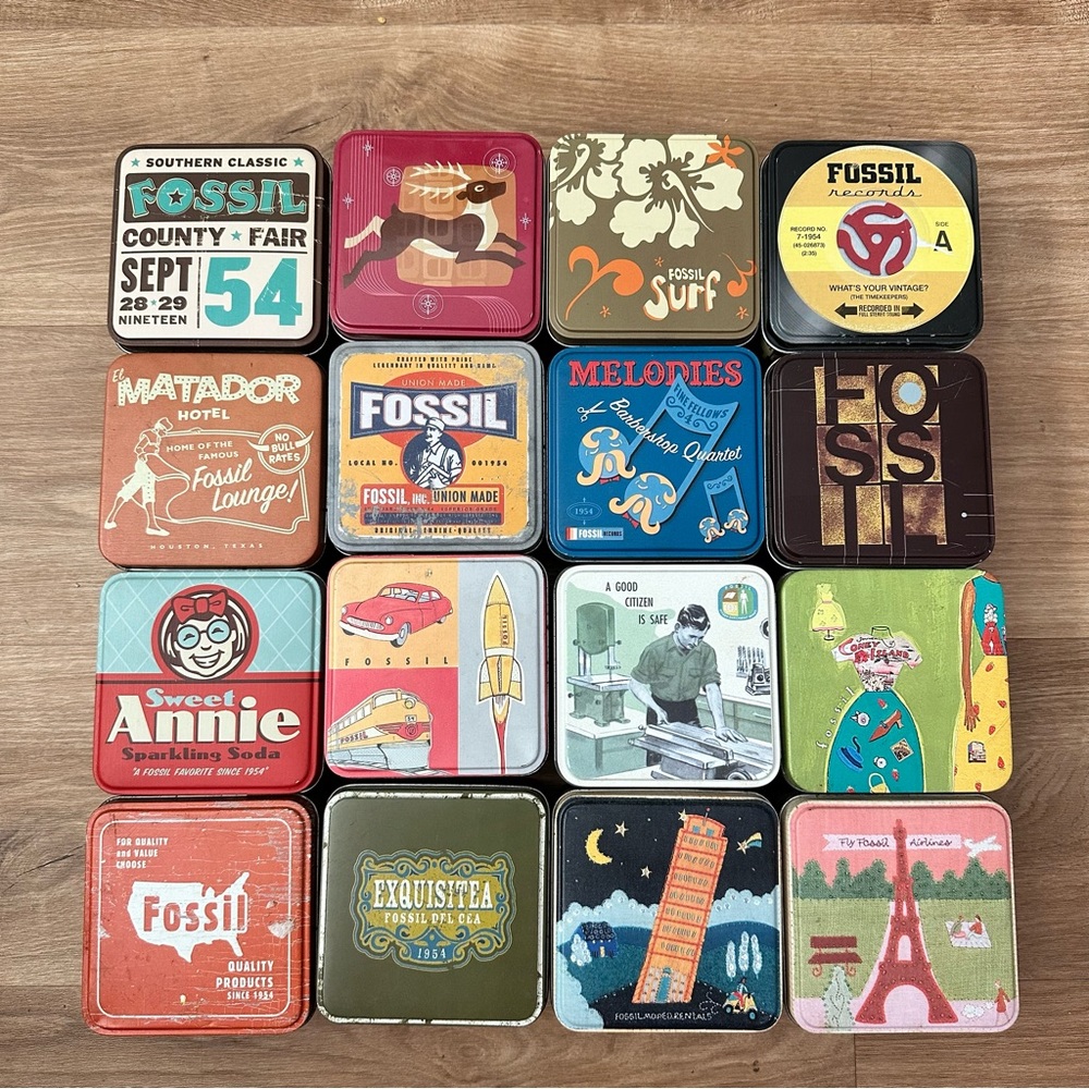 Fossil Tin Watch Box
